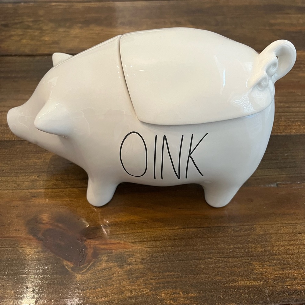 Rae Dunn Oink jar